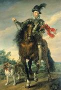 Equestrian portrait of king Sigismund III Vasa